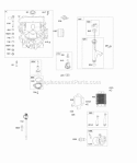 Part Location Diagram of 799103 Briggs and Stratton Bracket-Oil Cooler
